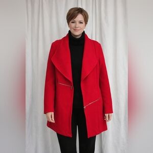 Peter Nygard RED Textured Jacket. Size 16
